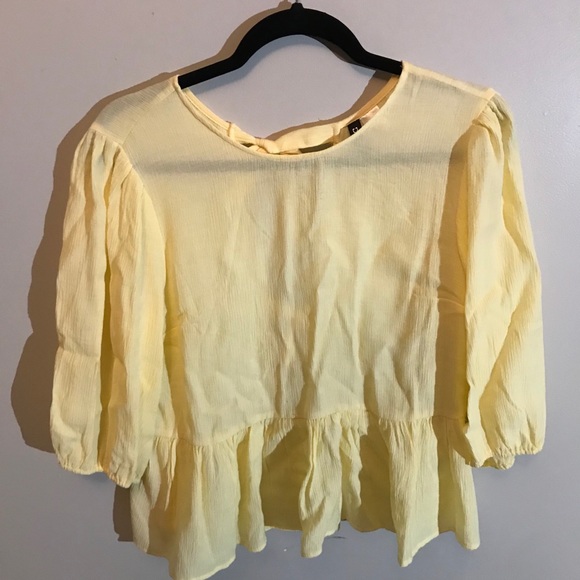 yellow blouse - Picture 2 of 3